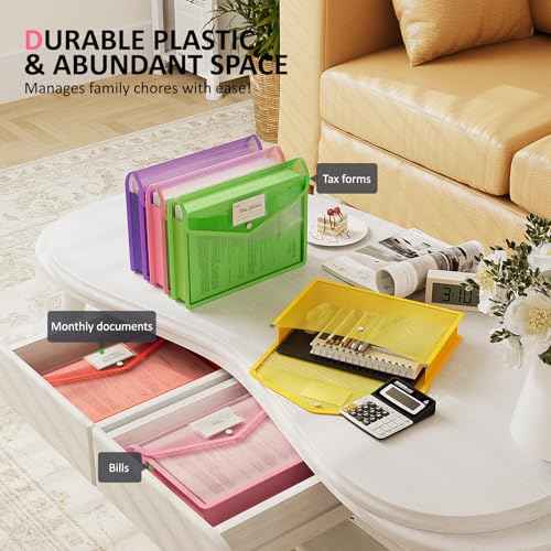 Plastic Expanding File Folders