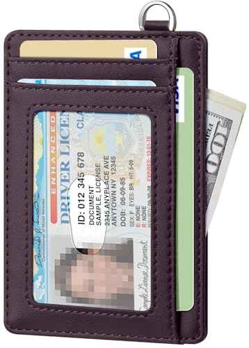 Slim Minimalist Wallet RFID Credit Card Holder for Men