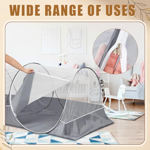 2 Pcs Mosquito Netting for Camping Bed 78 * 39 * 28 Inch (2 Count)