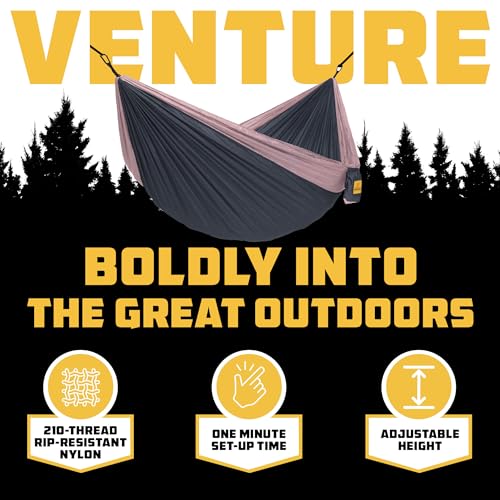Hammock for Camping Double Hammocks Gear for The Outdoors Backpacking Survival or Travel