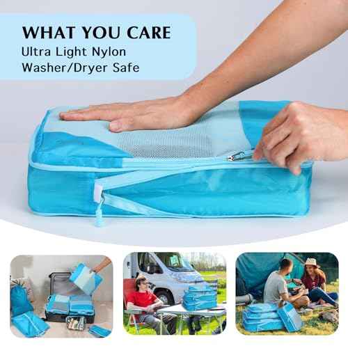 Compression Packing Cubes for Travel (10 Count)