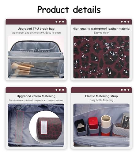 Travel Makeup Bag Organizer (3 Count)