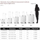 Luggage Sets 3 piece Carry On Luggage with Wheels PC Hard Shell Suitcases Lightweight Checked Travel Luggage Large Travel Suitcase Woman Men 20 (3 Count)