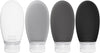 Silicone Travel Bottles for Toiletries TSA Approved Travel Size Containers Set 4 Pack Portable Leak Proof Refillable Cosmetic Squeeze Bottles Shampoo Hair Conditioner Body Lotion Bath Shower Gel