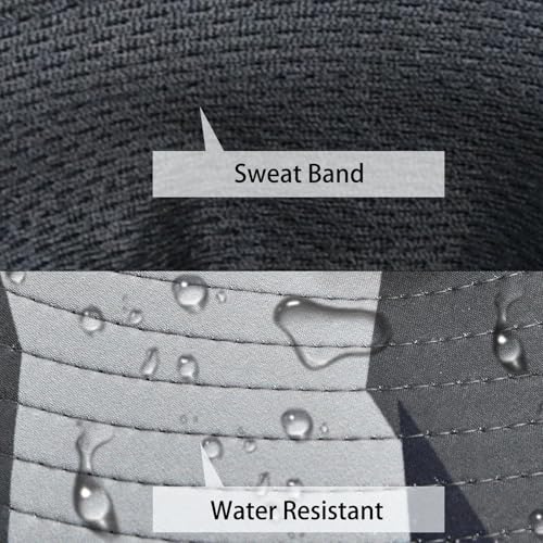 Sun Hats for Men Women Fishing Hat UPF 50+ Breathable Wide Brim Summer UV Protection Hat with Face Cover & Neck Flap
