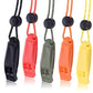 5 Pack Whistles Emergency