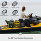5/10/25/30/40L Waterproof Dry Backpack & Phone Case- Large Floating Dry Bag for Kayaking, Travel, Hiking, Fishing, Camping, Motorcycles & Beach, Heavy-Duty Roll Top Men/Women (Green)