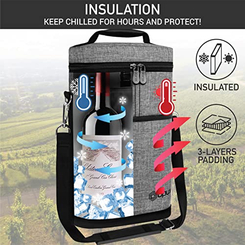 2 Bottle Wine Carrier Tote