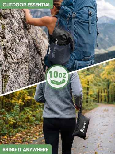Hooded Rain Poncho for Adults