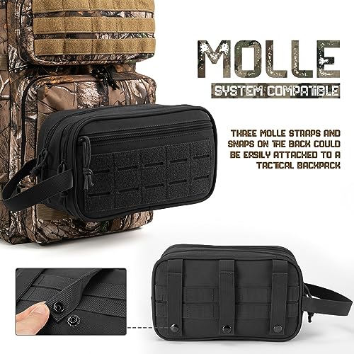 Tactical Toiletry Bag For Men Hygiene Bag EDC Military Tool Molle Pouches Small Dopp Kit Mens Shaving Kit Travel shower Bags
