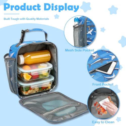 Kids Lunch box Insulated Soft Bag Mini Cooler Back to School Thermal Meal Tote Kit for Girls