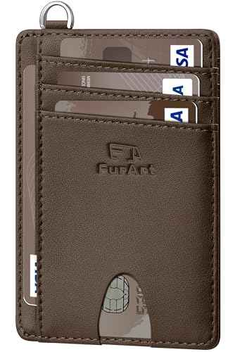 Slim Minimalist Wallet RFID Credit Card Holder for Men