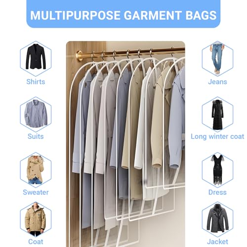 Garment Bags for Hanging Clothes 24'' x 40'' (12 Count)