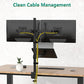 Dual Monitor and Laptop Stand for 17" Notebook and 27" Screens