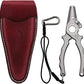 danco Premio Titanium Fishing Pliers, with Lanyard & Leather Sheath, Saltwater-Resistant Pliers for Offshore and Inshore Anglers, Multiple Sizes and Colors Available