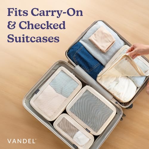 TSA Friendly Packing Cubes for Carry On (4 Count)