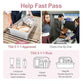 17 Inch Laptop Backpack for Travel Water Resistant College Backpack for Women Laptop Bag with USB Charging Port and Clear Toiletry Bag Work Backpack