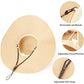 Wide Brim Sun Hat for Women Floppy Straw Hat Summer Beach Hats Fashionable Trendy Hats Sun Protection UPF 50+