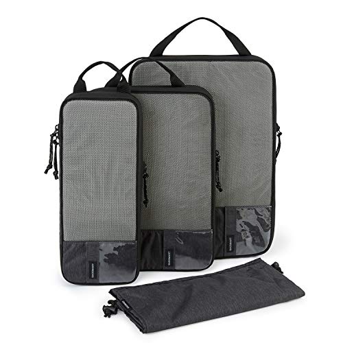 4 Set Compression Packing Cubes for Travel (6 Count)