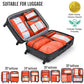 10 Set Packing Cubes for Travel Essentials (10 Count)
