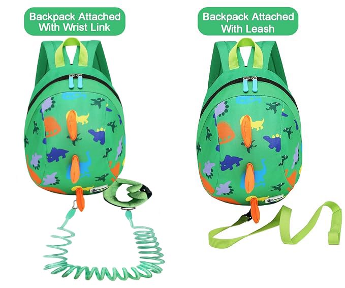 Toddler Mini Dinosaur Backpack with Child Leash