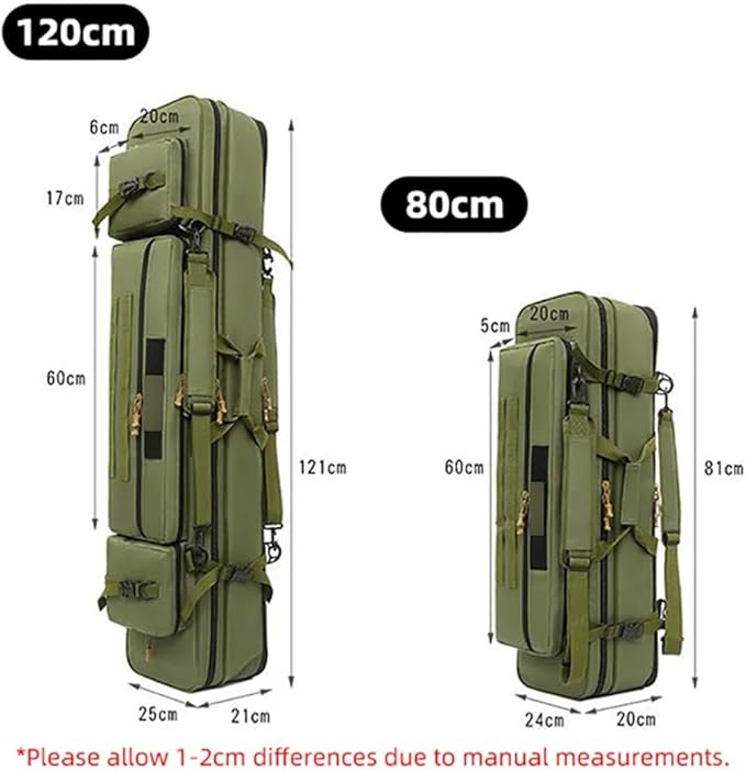 Suwequest 70CM-130CM Multifunctional Waterproof Bags Large Fishing Reel Gear Outdoor Fishing Rod Bag Storage Case
