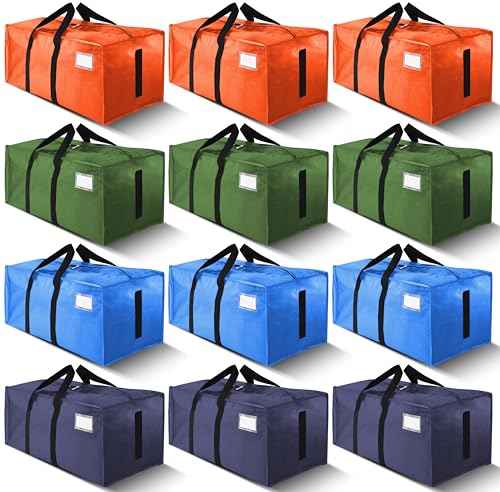 Supports 200lbs Heavy Duty Moving Bags (12 Count)