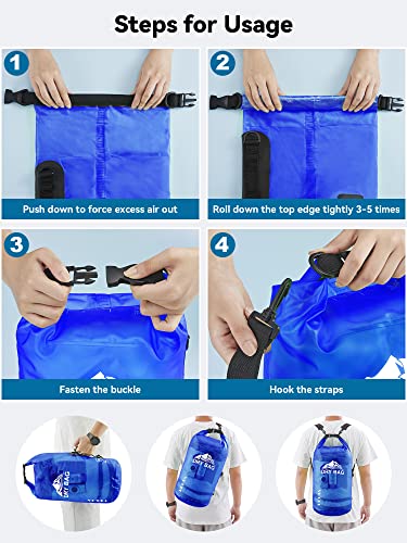 Dry Bag Waterproof Backpack with Phone Case