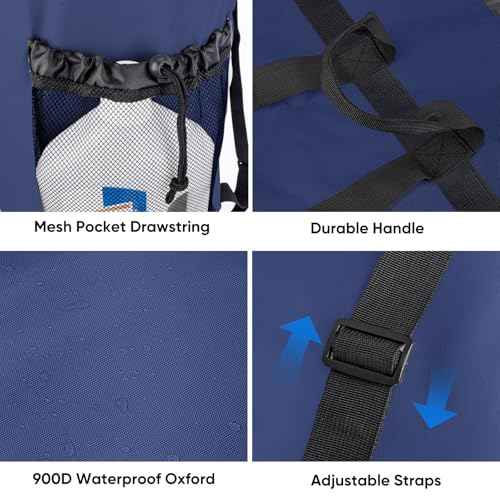 2PK 120L Laundry Bag Backpack (2 Count)