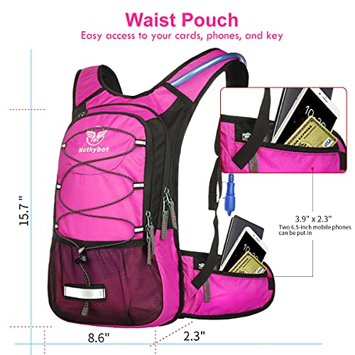 Insulated Hydration Backpack Pack with 3L BPA Free Leak Proof Water Bladder