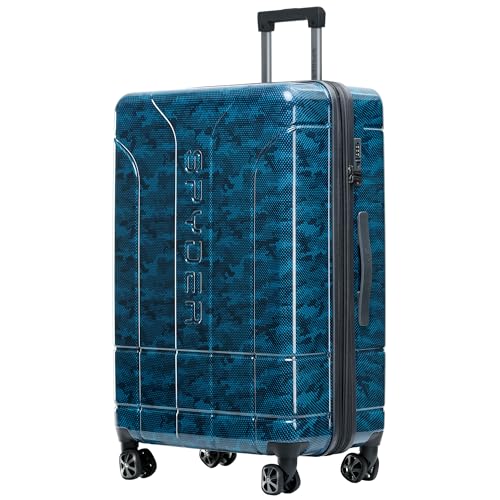 Matrix 29 Inch Large Checked Luggage Expandable Hardside Upright Suitcase with 360° Spinner Wheels