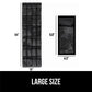 GORILLA GRIP Over the Door Shoe Organizer, 24 Large Breathable PVC Pockets, Space Saving Hanging Storage Holder, Closet Rack Hanger Holds Up to 40 lbs, Hangs on Closets for Shoes 2 Pack, Black