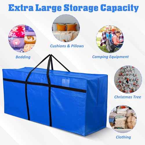 4 Pcs 176 Gallon Extra Large Moving Bags Heavy Duty Storage Bag (4 Count)