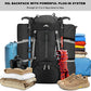 50L Hiking Backpack with Rain Cover for Both Men & Women