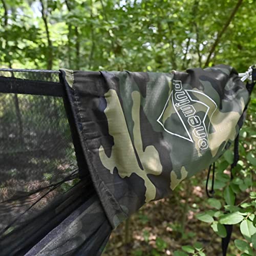 11ft Camping Double Hammock with Mosquito Net and Ridgeline