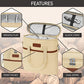3 Bottle Insulated Leakproof Wine Cooler Bag