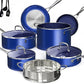 Deluxe DUXANO 14PC Healthy Pots and Pan With 9H Anti