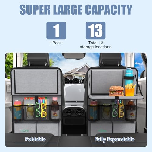 Car Backseat Organizer with Tablet Holder