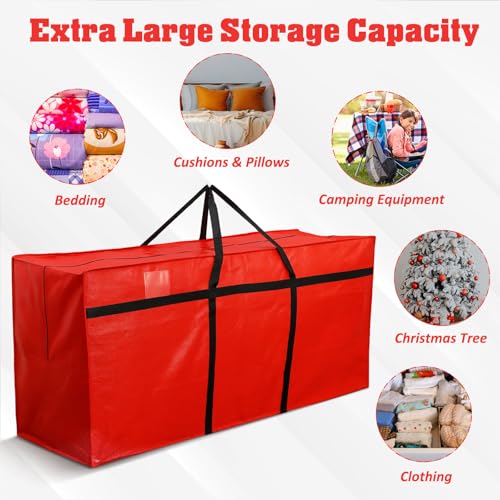 4 Pcs 176 Gallon Extra Large Moving Bags Heavy Duty Storage Bag (4 Count)