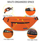 Crossbody Bag for Women Men Orange Shoulder Fanny Pack Hands