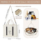 BRIDAL Canvas Bride Tote Bag Bridesmaid Tote Bags With Pockets Zippers