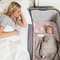 Stretch Fitted Bassinet Sheet Set BROLEX 2 Pack Cradle Sheets for Bassinet Pad (2 Count)
