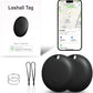 Air Tracker Tag 2 Pack, Smart Tracker Item Finders Compatible with Apple Find My, Bluetooth Smart Air Tag Key Finder Item Locator Worldwide Tracking for Pet Wallet Backpack Luggage, Black (iOS Only)