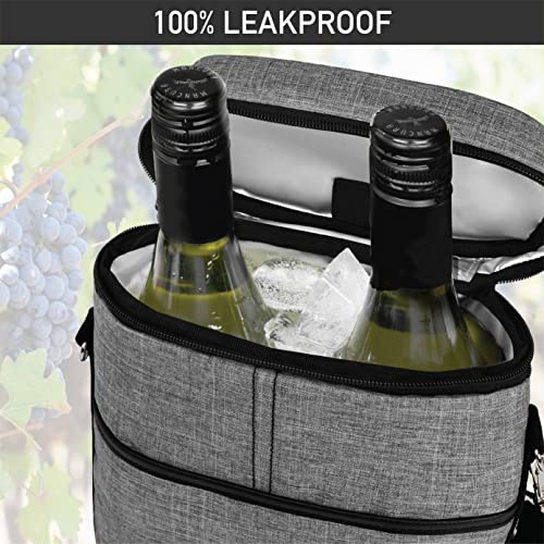 2 Bottle Wine Carrier Tote