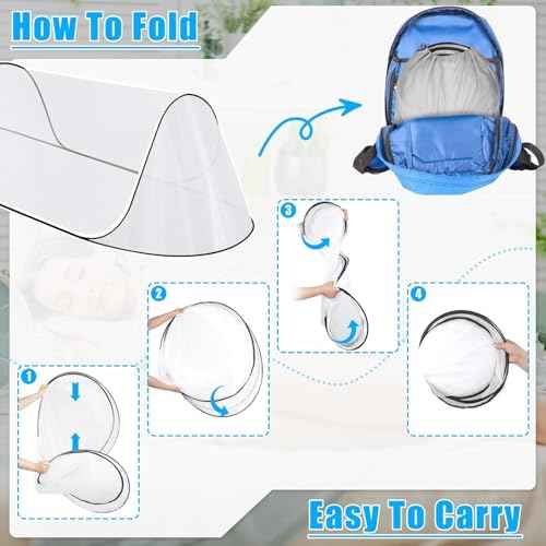 2 Pcs 78*31*23 Inch Large Pop Up Mosquito Net