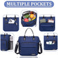 Bule Lunch Box for Women Insulated Lunch Bag for Female Adult for Work