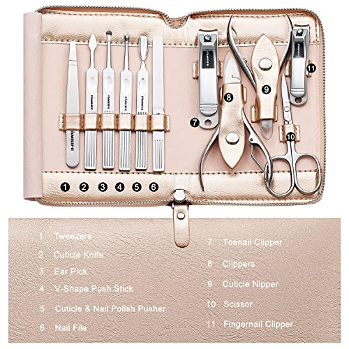 Stainless Steel Manicure Set 11 (11 Count)