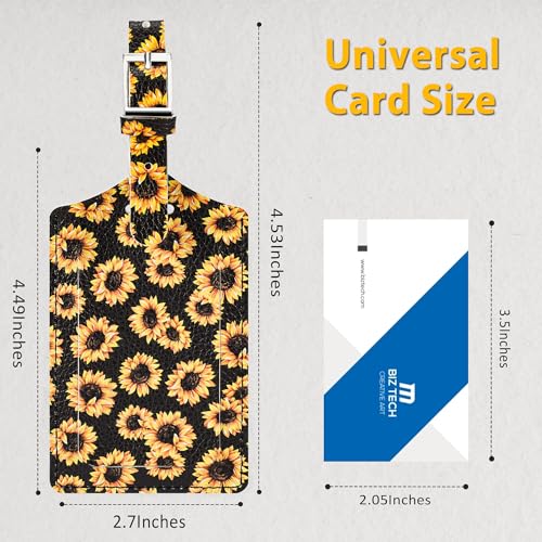 2 Pack Luggage Tags for Suitcases Airplane Travel Essentials (2 Count)