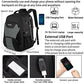 Extra Large Travel Laptop Backpack for Men 55L