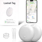 Smart Tag Tracker Works with Apple Find My, IP65 Waterproof and Replaceable Battery, Bluetooth Tracker Item Locator for Key Pet Wallet Backpack Luggage, 2 Pack, White (Not for Android or Huawei)